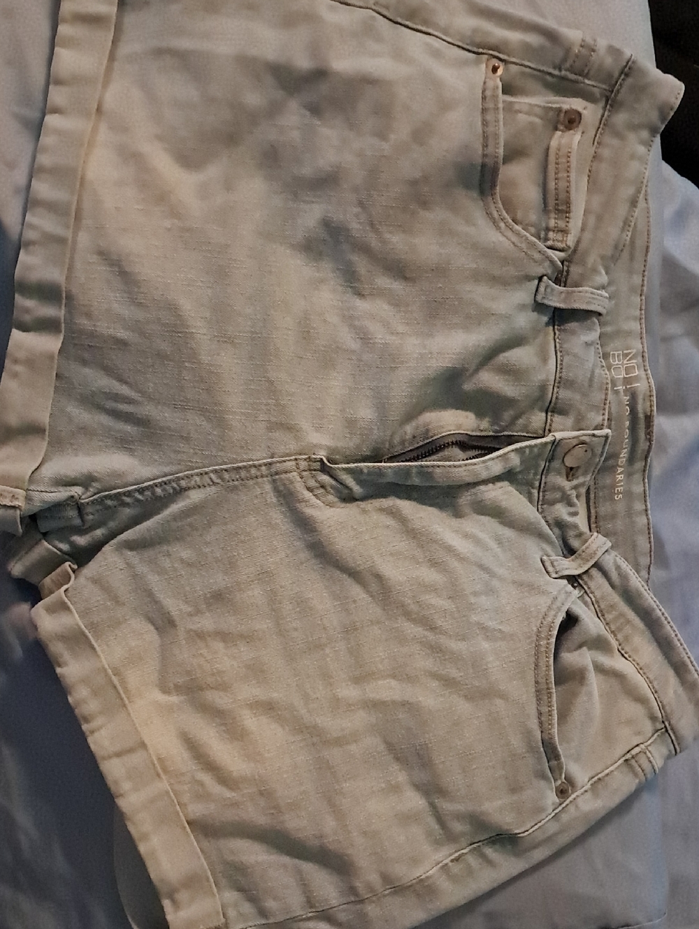 No Boundaries Light Blue Denim Shorts